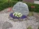 Gravsten for Jens Clausen Barsballe og Anna Kristine Beck Thomsen, Vodder kirkegård